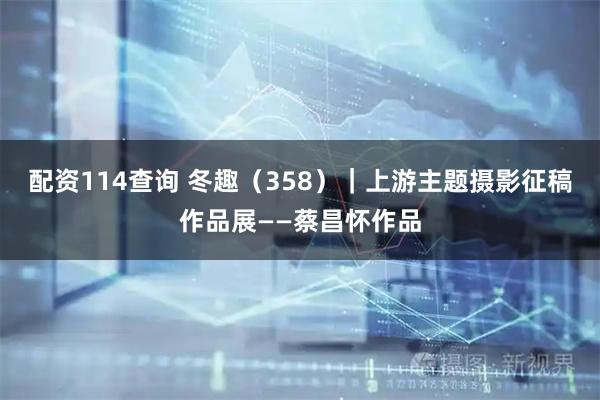 配资114查询 冬趣（358）｜上游主题摄影征稿作品展——蔡昌怀作品